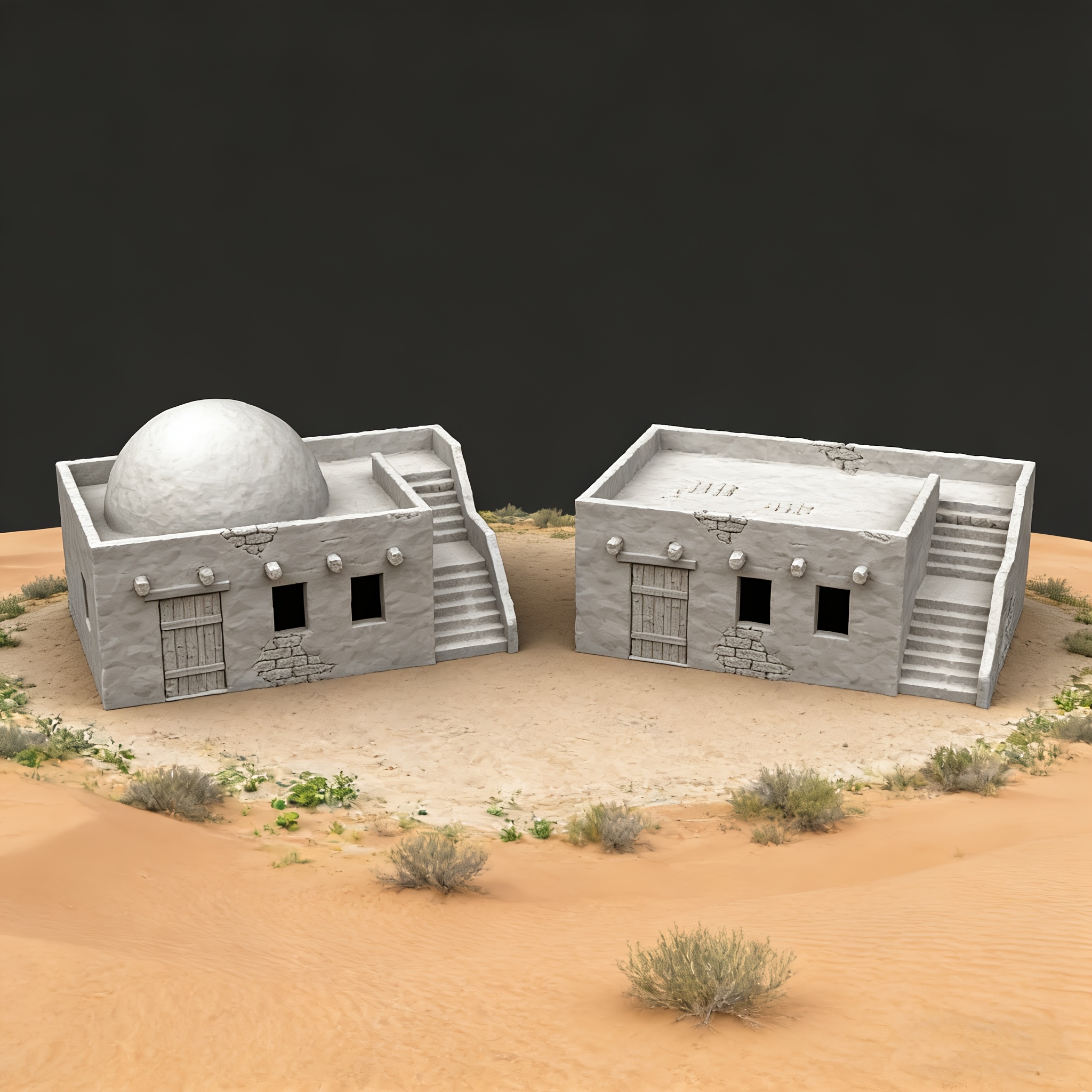 3DMAGIC Arabian Village RPG Terrain Set for Tabletop Games